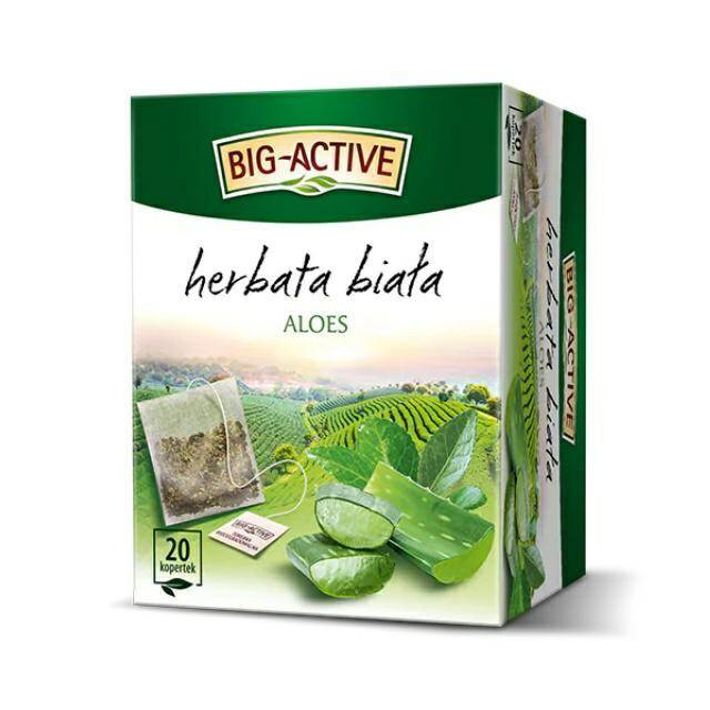 HERBATA BIGACTIVE 30G BIAŁA ALOES A20