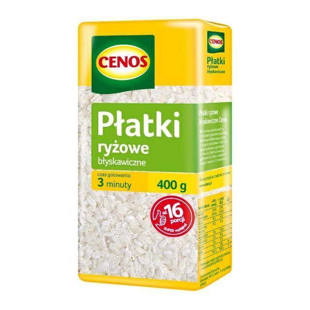PŁATKI RYŻOWE CENOS 400G BŁYSKAWICZNE