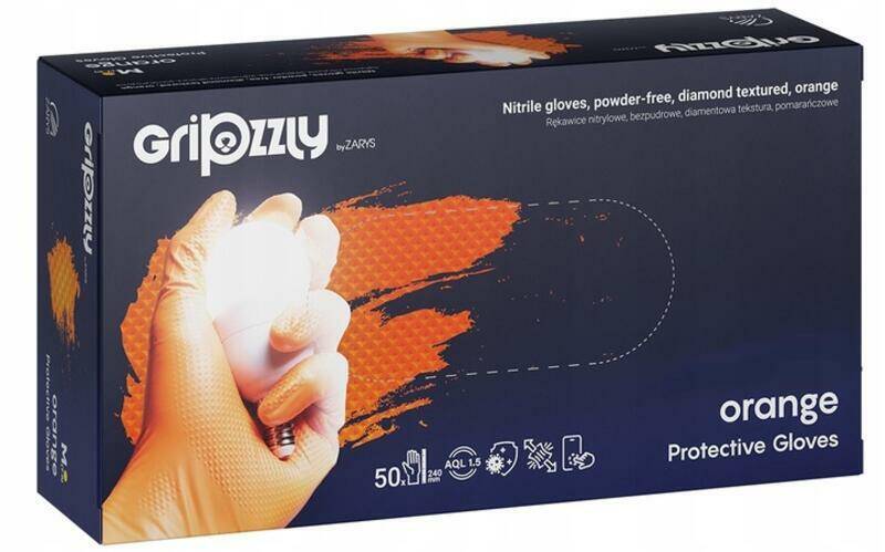 RĘKAWICE NITRYLOWE GRIPZZY M A50