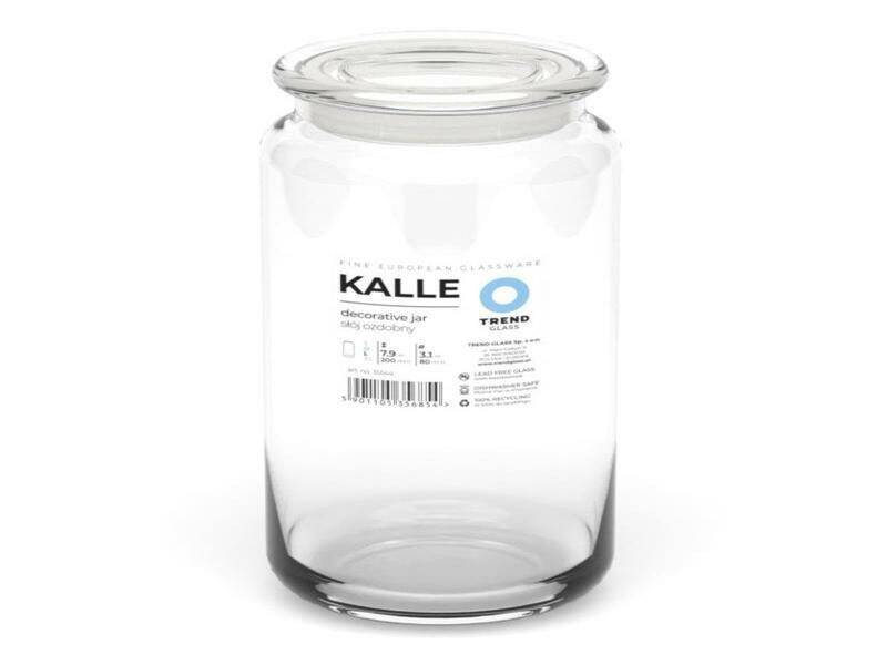 SŁOIK KALLE 1,3L SZKLANY 6854