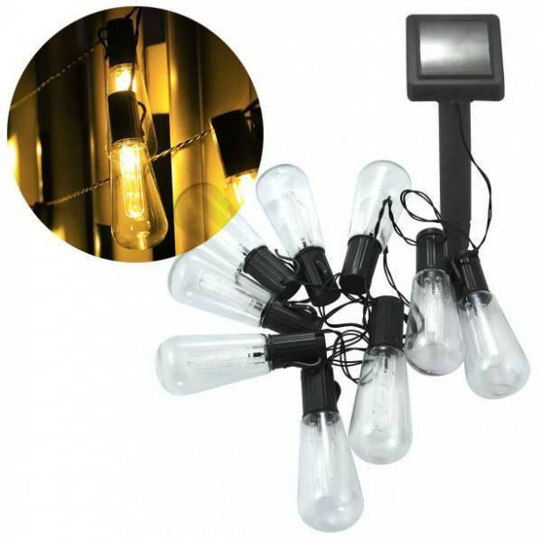 GIRLANDA SOLAR POLUX EDISON 10LED IP44