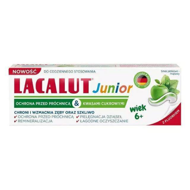 PASTA DO ZĘBÓW LACALUT JUNIOR 55ML 6+LAT