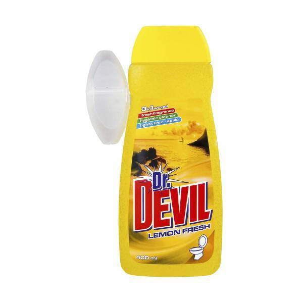 ŻEL DO WC DR DEVIL 400ML ZAPAS LEMO+KOSZ