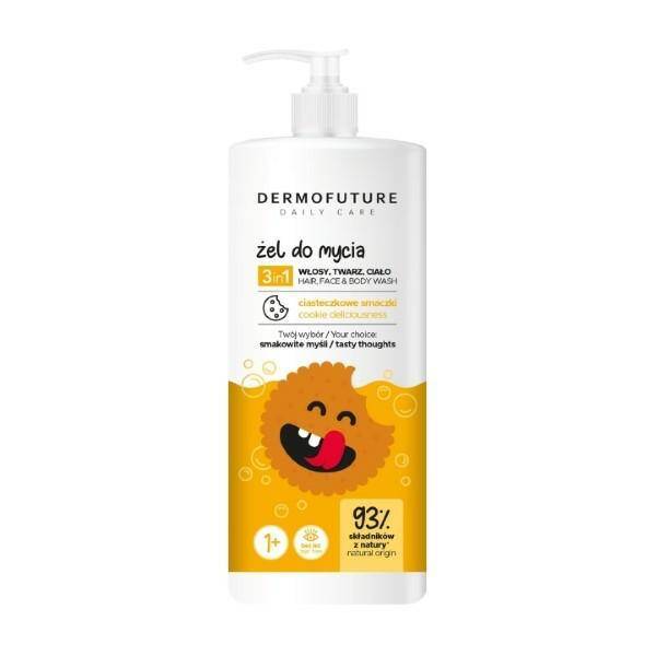 ŻEL DO MYCIA DF KIDS 500ML 3W1 CIASTECZK