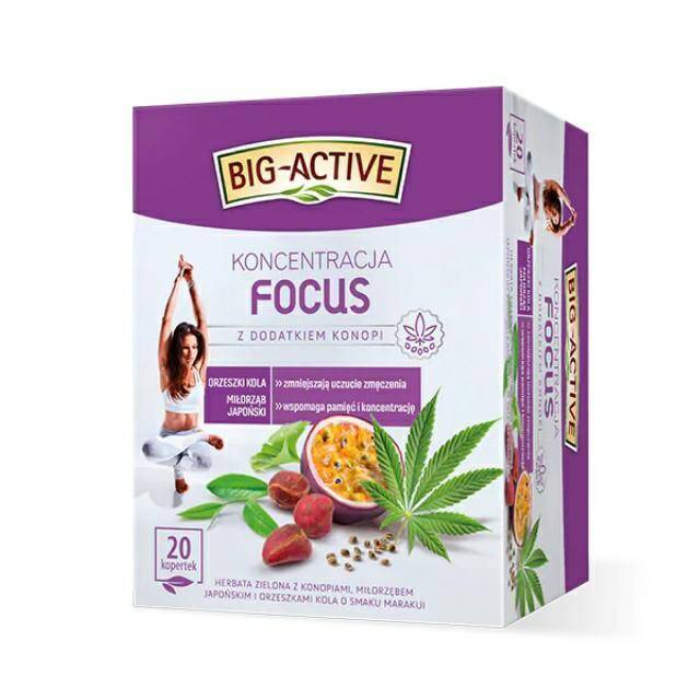 HERBATA BIGACTIVE A20 ZIELONA FOCUS Z