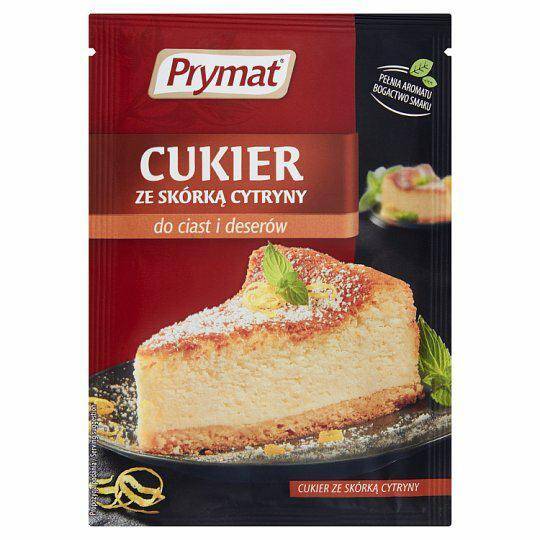 CUKIER Z SKÓRKĄ CYTRYNY PRYMAT 15G