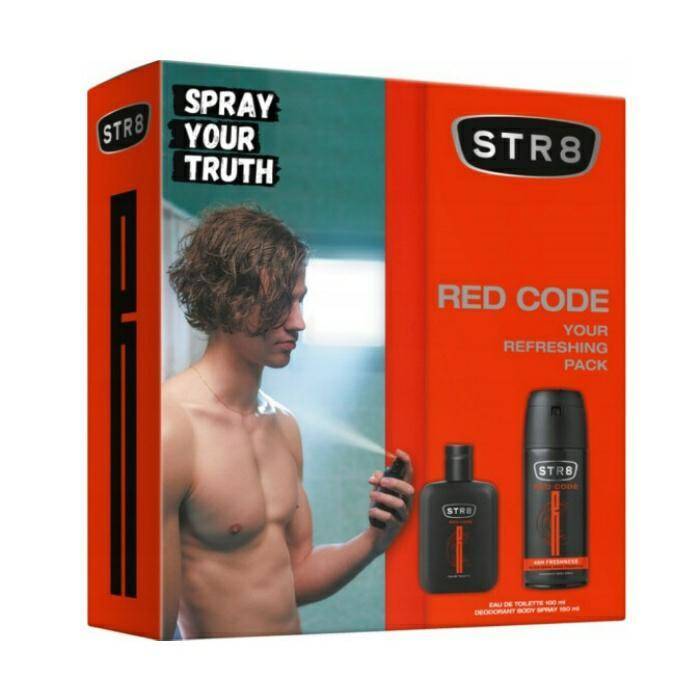 STR8 Z.ŚW24 (EDT 100ML+DEZO150) RED CODE