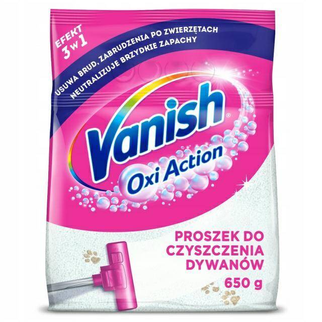 PROSZEK DO DYWANÓW VANISH 650G OXI