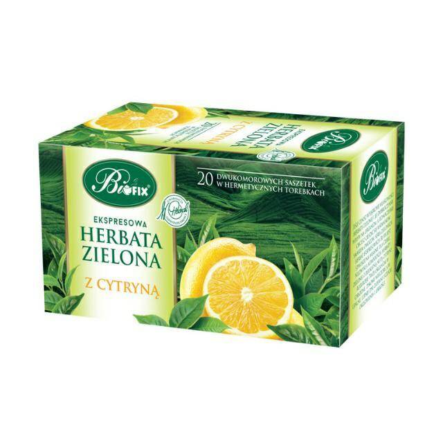 HERBATA BIOFIX ZIELONA A20 CYTRYNOWA