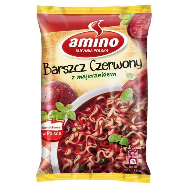 ZUPA AMINO NUDLE 66G BARSZCZ CZERWONY