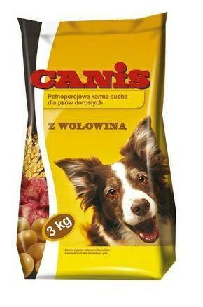 KARMA DLA PSA CANIS 3KG SUCHA WOŁOWINA