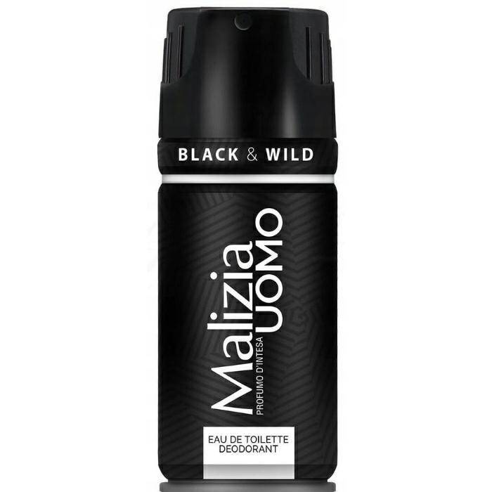 DEZODORANT MALIZIA 150ML MEN BLACK WILD