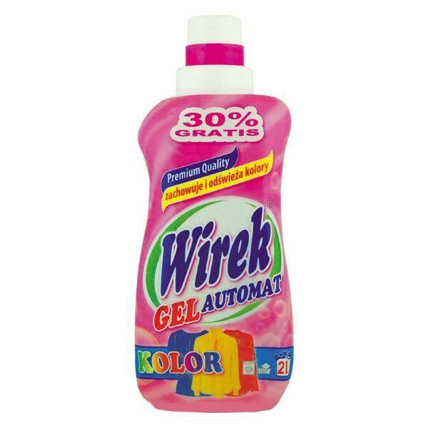 ŻEL DO PRANIA WIREK 1L AUTOMAT KOLOR