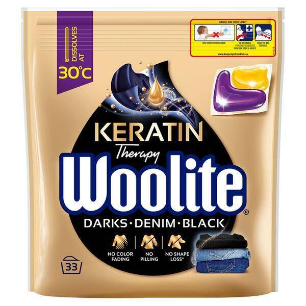 KAPSUŁKI WOOLITE A33 CZARNE 4145 nowość
