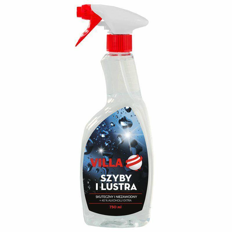 PŁYN DO SZYB I LUSTER VILLA 750ML POMPKA