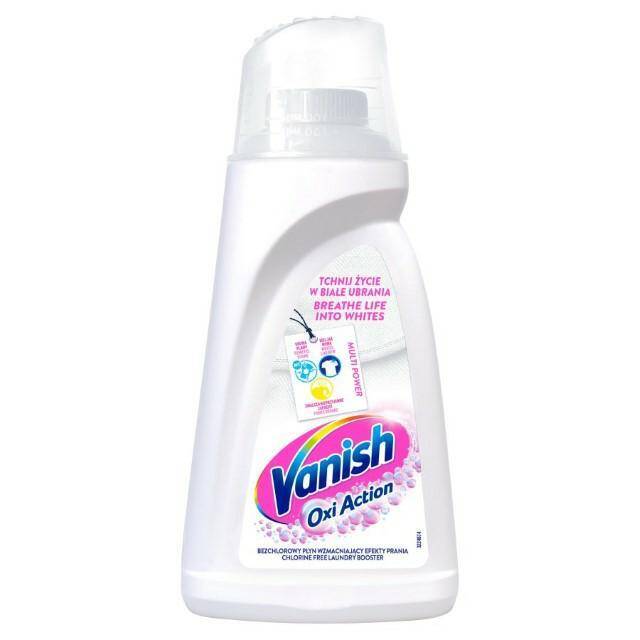ODPLAMIACZ W PŁYNIE VANISH 1L BIEL OXI