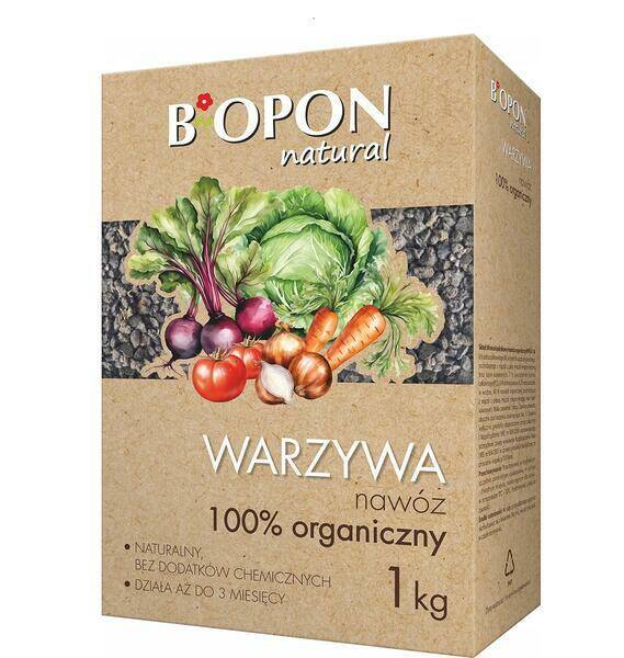BIOPON NAWÓZ NATURAL 1KG 100% ORGANICZNY