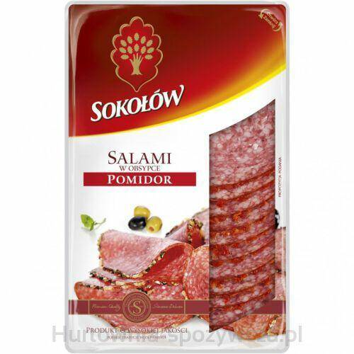 SALAMI SOKOŁÓW W OBSYPCE POMIDOR 100G