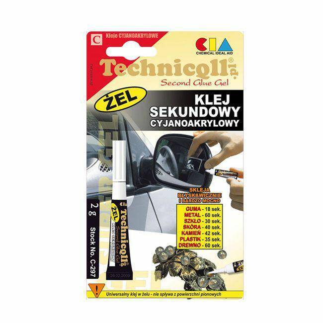 KLEJ ŻEL TECHNICQLL 2G SEKUNDOWY 0297