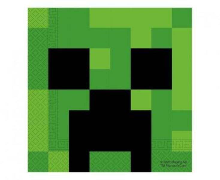 SERWETKI PAPIEROWE A20 33x33CM MINECRAFT