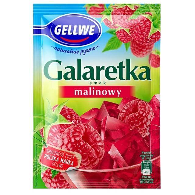 GALARETKA GELLWE 72G MALINA 9788