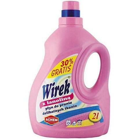 PŁYN DO PRANIA WIREK 2L Z LANOLINĄ 2015