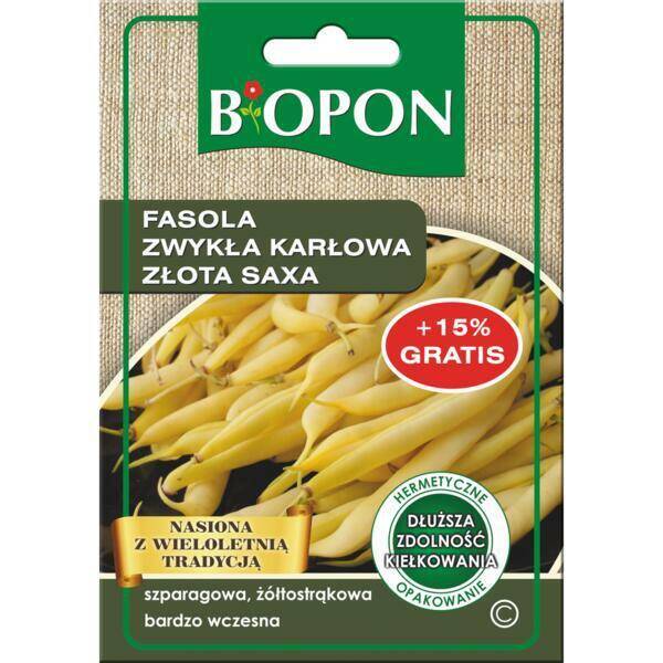 BIOPON NASIONA FASOLA ZŁOTA SAXA 22G