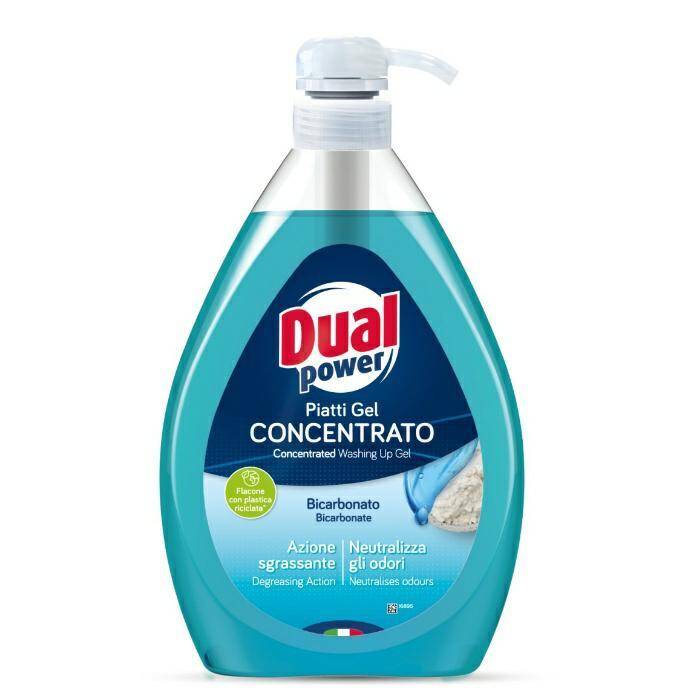 PŁYN DO NACZYŃ DUAL POWER 1L POMPKA