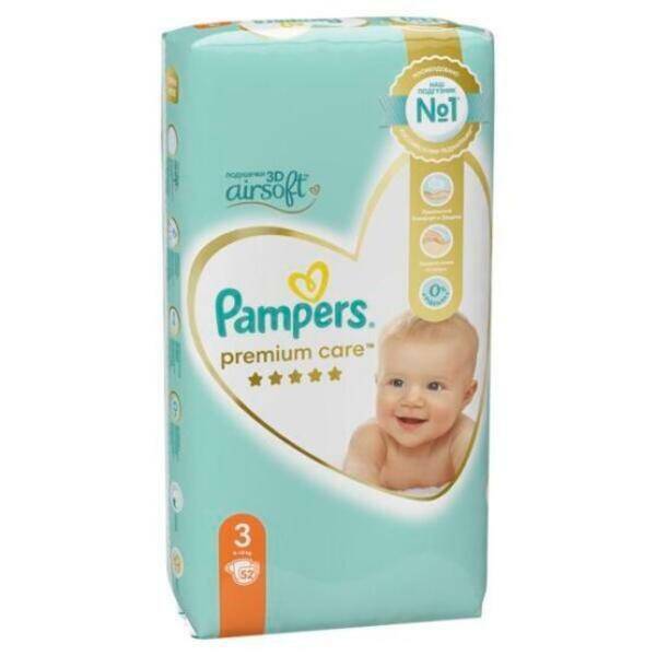 PIELUCHY PAMPERS PREM CARE A52 3 MIDI