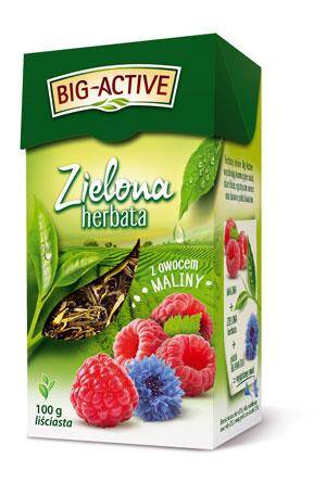 HERBATA BIGACTIVE LIŚC 100G ZIEL Z MALIN