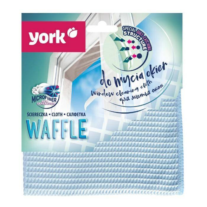 ŚCIERKA YORK MIKROFIBRA WAFFLE DO OKIEN