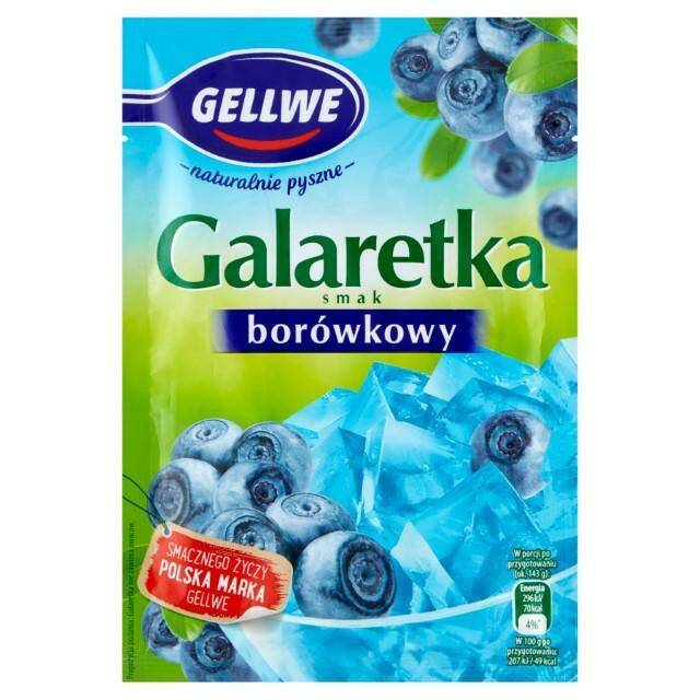GALARETKA GELLWE 72G BORÓWKA 2906