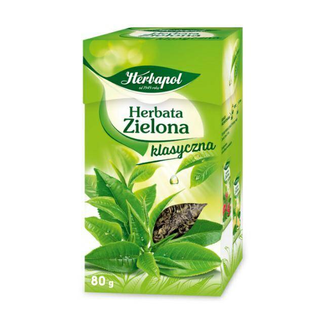 HERBATA HERBAPOL 80G ZIELONA LIŚĆ 5782
