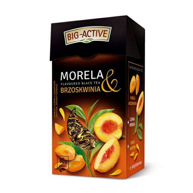 HERBATA BIGACTIVE LIŚC 80G BRZOS/MORE