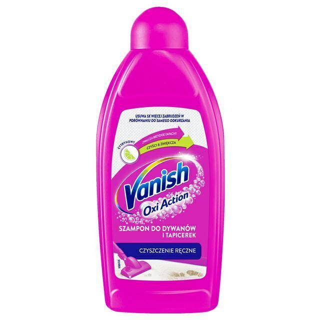 PŁYN DO DYWANÓW VANISH 500ML CZYSZCZENIE