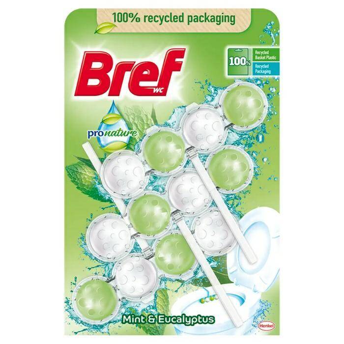 ZAWIESZKA DO WC BREF 3X50G PRO NATURE