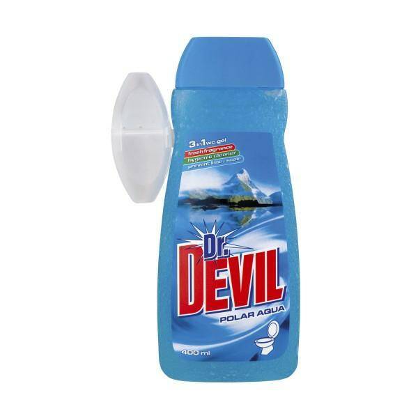 ŻEL DO WC DR DEVIL 400ML ZAPAS AQUA+KOSZ