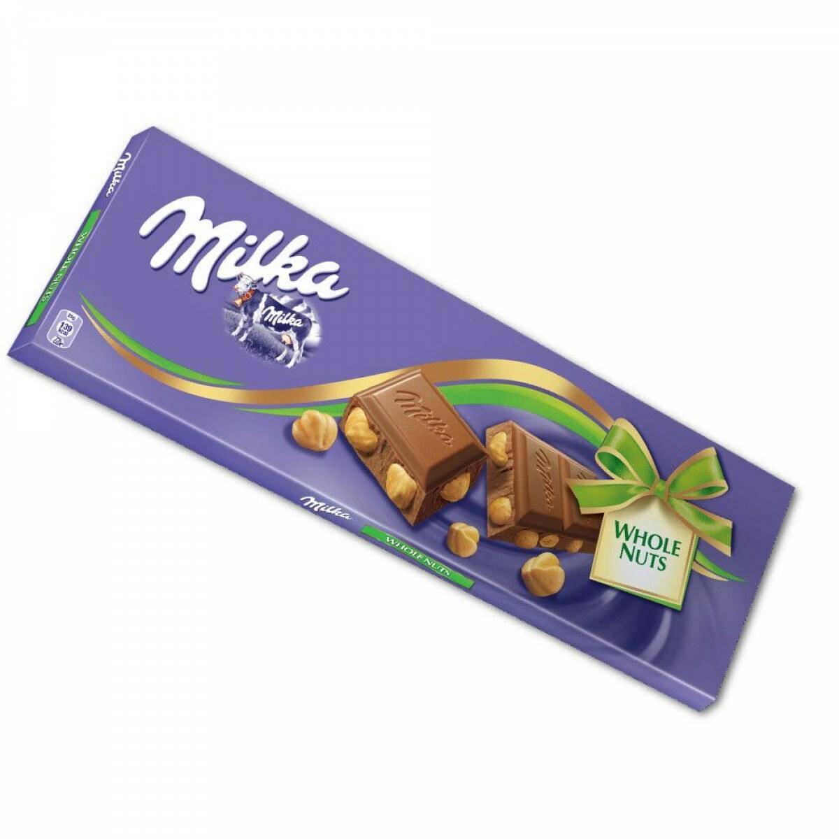CZEKOLADA MILKA 250G WHOLE HAZELNUTS
