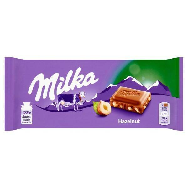 CZEKOLADA MILKA 100G HAZELNUT 1023