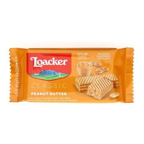 WAFEL LOACKER 45G PEANUT BUTTER 1157