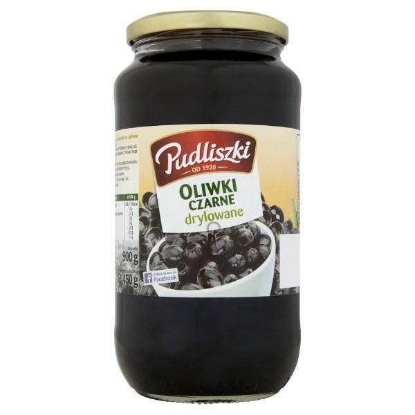 OLIWKI PUDLISZKI 900G CZARNE DRYLOWANE