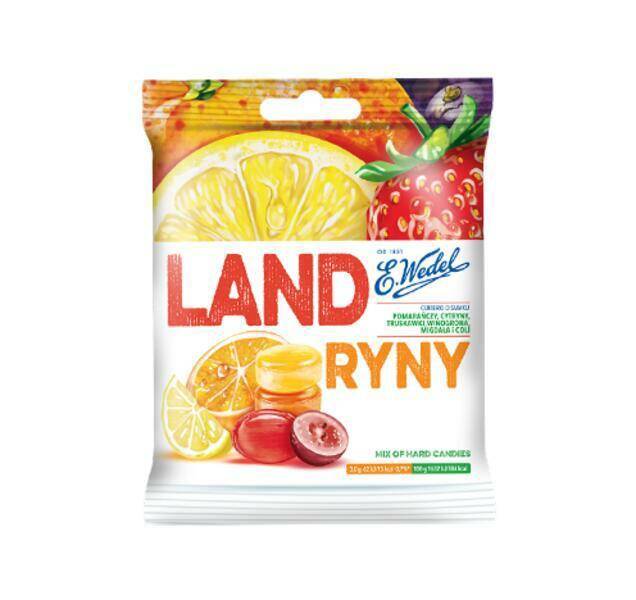 CUKIERKI WEDEL 90G LANDRYNY OWOCOWE