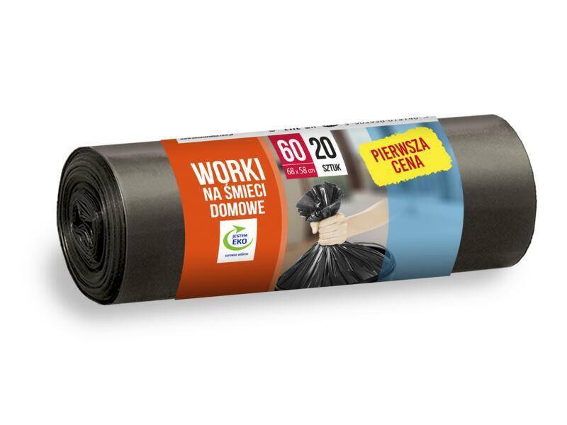 WORKI NA ŚMIECI FIXI 60L A20 DOMOWE