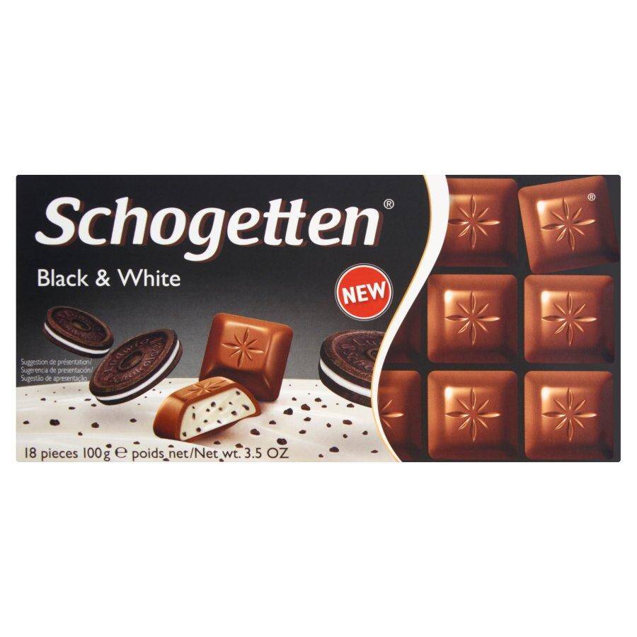 CZEKOLADA SCHOGETTEN 100G BLACK&WHITE