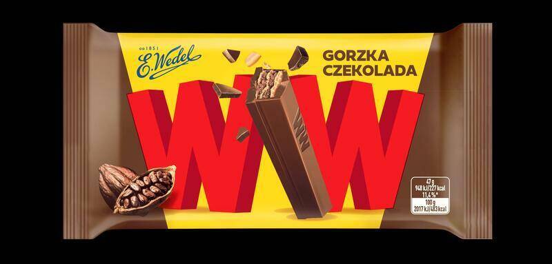 BATON WEDEL WW 47G GORZKA CZEKOLADA