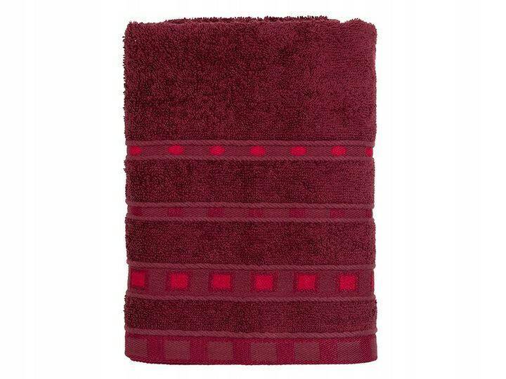 RĘCZNIK MICHAEL 50x90CM BASIC BORDO 8047