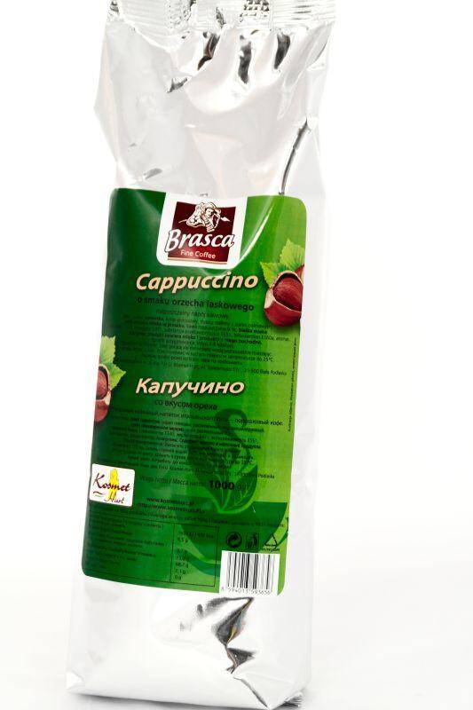 KAWA CAPPUCCINO BRASCA 1KG ORZECHOWE