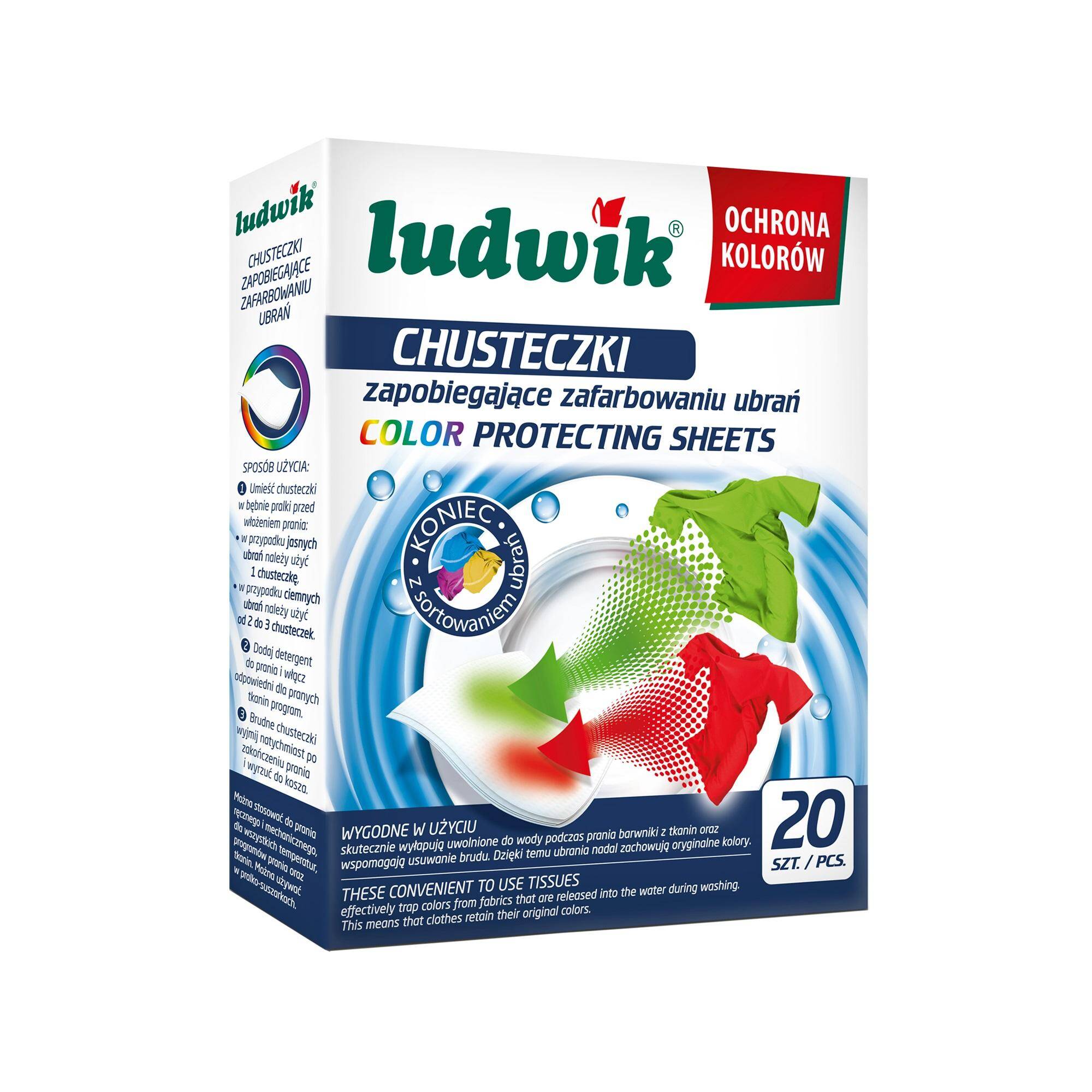 CHUSTECZKI DO PRANIA LUDWIK A20 COLOR