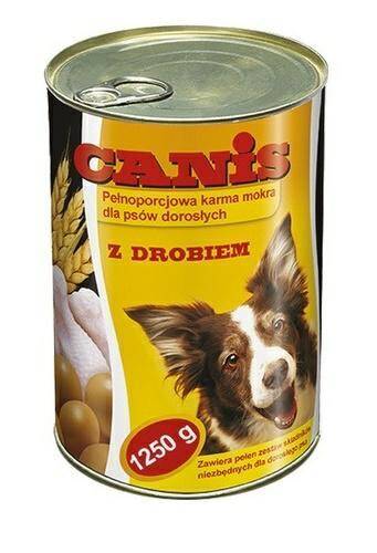 KARMA DLA PSA CANIS 1250G PUSZKA DRÓB