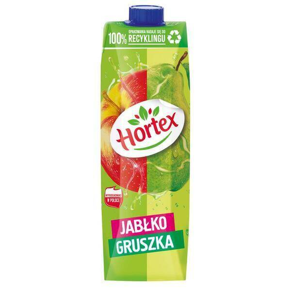 NAPÓJ HORTEX 1L JABŁKO GRUSZKA KAR 0566